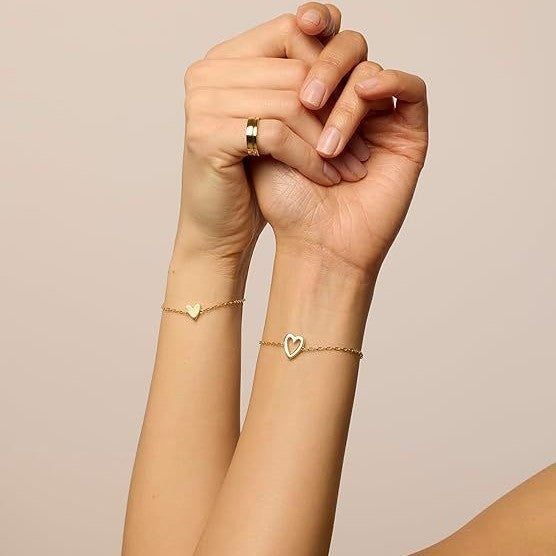 Heart Chain Bracelet