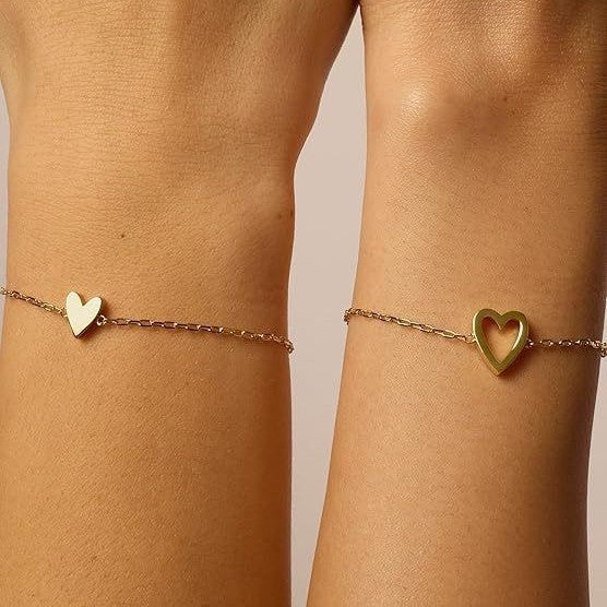 Heart Chain Bracelet